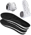 2 Pairs 4D Cloud Technology Insole - Super Soft Comfort Insoles, Soft Foot Protection Cloud Feeling Insole, U-Shape Memory Foam Insoles (Black, Men: US 8-11) — 1