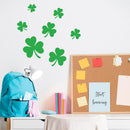 8 Pack St. Patrick’s Day Shamrock Stencil for Painting, Large Reusable Three Leaf Clover Templates for Wood, Saint Paddy's Day Irish Festival Decor for DIY Front Door Flag & Crafts | Trefoil — 5