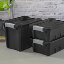 Sterilite Stacker Tote with Latching Lids for Garage, 4 Gallon, 6-Pack — 8