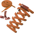 Neo-wows No Tie Shoelaces Elastic Laces for Kids Adults Athletic Sneakers | Brown — 1