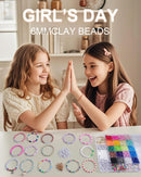 BestNow Clay Beads Bracelet Making Kit 5000 Pcs Friendship Bracelet Kits Flat Beads for Jewelry Making Polymer… — 6