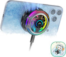 Black Shark Magnetic Phone Cooler 6 Pro – Smart Display, Magnetic Ring Plate, Addressable RGB LEDs, App-Controlled Cooling Fan for iPhone MagSafe, Android & iPad – Gaming, Streaming & Photography photo 1