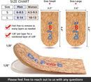 Dr. Foot's Heel Lift for Leg Length Discrepancies, Height Increase Insole for Heel Spurs, Heel Pain, Sports Injuries, and Achilles tendonitis (2 Layers: Small-Women's 4.5-9.5|Men's 6-8.5) - Cork — 5