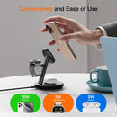 3 in 1 Magnetic Wireless Charger Stand for iPhone Apple Watch AirPods photo 6