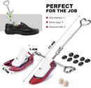 Boot Stretchers for Cowboy Boots Thick Wide Feet, Adjustable Men Women Shoe High Instep & Width Toe Box Expander | red — 4