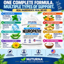Neuroturna Nerve Relief Cream - Premium Nerve Cream 3X Action for Targeted Relief and Soothing Nerve Comfort - Maximum Strength with 4% Menthol, MSM for Feet Hands Legs Toes & Back - 8 Oz — 4