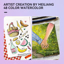 MeiLiang 48 Colors Watercolor Paint Set with Brush | Solid Set 48 Color — 7