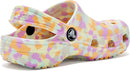 Crocs Kids Classic Watercolor Marbled Clog – Multi Glow Confetti — 3
