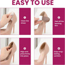 Soft Gel Heel Grips Inserts - Bukihome Non-Slip Heel Liners for Shoes Too Big, Skin-Friendly Back Heel Cushions Prevent Hard Shoe Rubbing Callus Alleviate Pain Fatigue, Men Women (3 Pairs) — 7