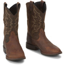 Justin Boots Men's Buster III 11" Western Boot - Distressed Brown (7221) - Front View
