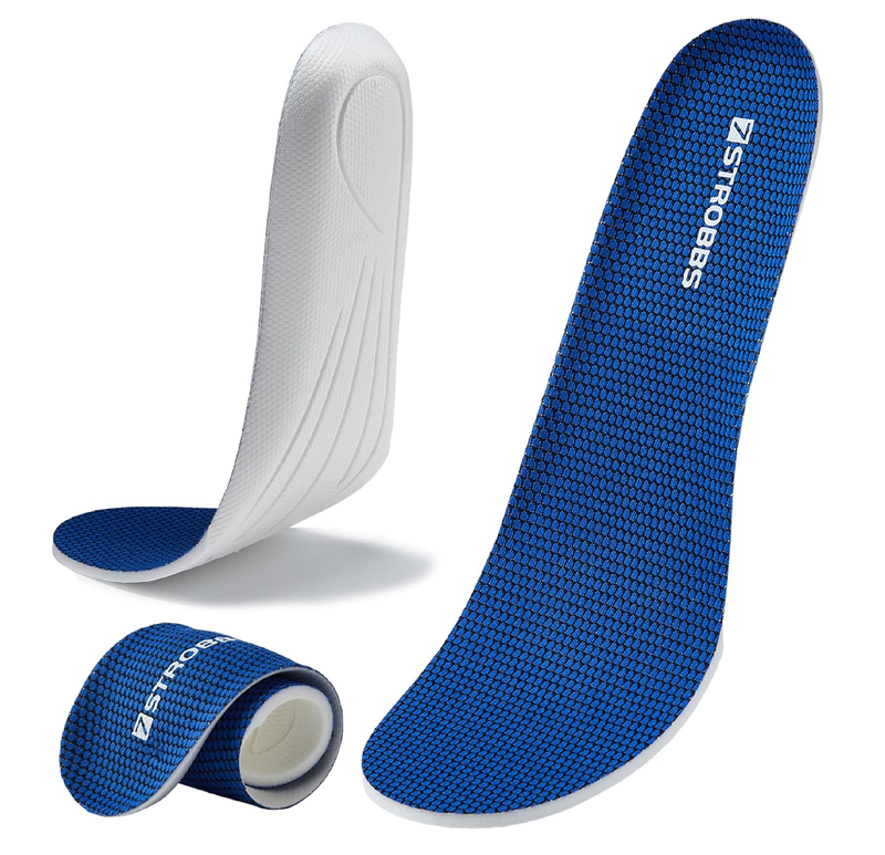 Thin Insoles for Women, Replacement Lightweight Cushion Shoe Inserts, Comfort Shock Absorbing Inner Soles,