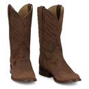 Tony Lamas Boots Men's Western Amado 12" Suede  Color Taupe image 0