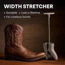 Leather Hero Metal Boot Instep Stretcher and Vamp Raiser - Shoe Stretcher for Western/Cowboy, Hiking, Work, & Riding Boots, Adjustable Shoe Instep Raiser for Men and Women - Heavy Duty — 4
