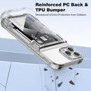 ACANDYA for iPhone 16 Pro Max Case Wallet Clear with Credit Card Holder — 7