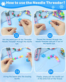 FIVEIZERO 21 Pieces Beading Needles Set, 6 Sizes Seed Beads Needles Big Eye, Collapsible Beading Needles Set for… — 5