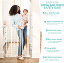 Regalo Safety 36" Extra Tall Baby Gate, Bottom of Stairs & Doorways