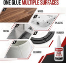(2-in-1) Super Glue Gel with Brush Applicator & Nozzle, No Mess Superglue Brush, Instant Dry, 1500 CPS Ca Glue, All… — 7