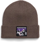 THE NORTH FACE TNF Logo Box Cuffed Beanie | Classic Fit, Rib Knit Winter Hat for Men & Women - Smokey Brown/Expedition Proven Patch — 1