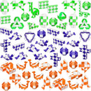 Chivao 60 Pack 24 Blocks Fidget Snake Cube Stocking Stuffers Kids, 3 Color — 1
