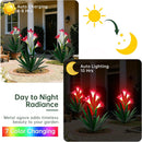 Homight Solar Metal Agave Lily Flower Garden Sculpture with LED Lights 30.3…