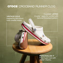 Crocs Unisex Adult Classic Retro Runner Clogs – Summit White — 2