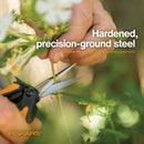Fiskars 6" Steel Micro-Tip Pruning Scissors, Garden Snips for Small Plants — 5
