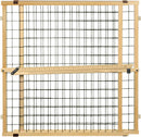 MYPET Wire Mesh Dog Gate: 29.5"-50" Wide, Pressure Mounted with No Tools;…