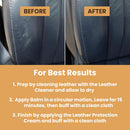Furniture Clinic Leather Recoloring Balm, Dark Brown Leather Dye — 4
