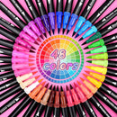 48 Colors Dual Markers Brush Pens, Art Markers Colored Pens for Adult Coloring Books, Brush and Fine Point Dual Tip Artist Colored Marker Set — 7