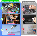 GOTIDEAL Liquid Chalk Markers, 10 Colors, 6 mm Bold & Chisel Tip — 6