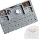 The Beadsmith Mini Bead Board, Grey Flocked — 5