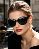 Joopin Oversized Sunglasses Womens Trendy Polarized Large Driving Sun Glasses Ladies UV Protective Big Sunnies Shades | B01-black/Black — 2