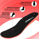 riemot Sports Insoles for Men with PU Cushioning Black US11.5/ EU44.5 — 2