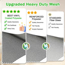 QWR Pet Proof Window Screen Replacement Kit, 39"x118" Durable High Hardness Screen Mesh Replacement Window Screens Repair Kit for Sliding Screen Door,Patio and Windows.(Folded Package with Tool Kit) — 4