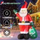 10 FT Christmas Inflatable Santa Claus Outdoor Decor for Yard, Giant Blow up Santa Decoration with Big Gift Bag, Built-in LED Lights for Garden Lawn Home Indoor Winter Holiday Party IP44 Weatherproof — 3
