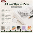 SuFly Sketch Book 9x12, 100-Sheet Drawing Paper Pad, 68lb/100gsm, Acid-Free | Sage Green | 9-x-12-inch: 1 Pack — 4