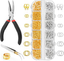 1200Pcs Jump Rings for Jewelry Making Supplies, Jewelry Pliers Set — 1