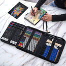 Prina 76 Pack Drawing Set Sketching Kit, Pro Art Supplies with 3-Color Sketchbook, Include Tutorial, Colored, Graphite, Charcoal, Watercolor & Metallic Pencil, for Artists Adults Teens Beginner — 7