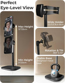 COOPER ChatStand Sturdy Cell Phone Holder, iPhone Stand for Desk, Recording photo 3