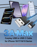 Car Carplay Cable for iPhone 18/18 Pro Max/17/16/15 Pro Max Charger Cord 2