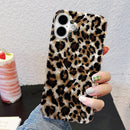 J.west Compatible with iPhone 16 Plus Case,Luxury Sparkle Translucent Clear Vintage Leopard Print Soft Silicone Cover for Girls Women Protective Phone Case for iPhone 16 Plus 6.7 inch Cheetah — 3