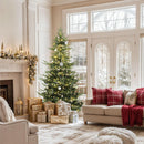 YITAHOME 6.5ft Prelit Aspen Fir Artificial Christmas Tree with Remote — 8