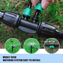 12Pcs 1/2 inch Tubing to 1/4 Inch Tubing Irrigation Connectors | 12 Pcs 1/2 Inch Lock Barbed Tee Four Way — 6