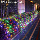 510 LED Christmas Net Lights, 28ft x 5ft Mesh Lights Outdoor Clear Wire 8 modes, Waterproof Connectable String Lights Plug in for Xmas Tree Bushes Garden Holiday Party Decorations - Multicolor — 5