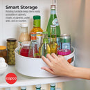 Copco 12 Inch Non-Skid Lazy Susan Turntable Organizer for Cabinet, Kitchen, Pantry, Bathroom - Smooth-Glide Rotating Storage with Raised Rim and Handles — 6