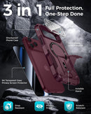 Goton 3 in 1 for iPhone 18 Pro Max Case with Privacy Screen Protector — 3