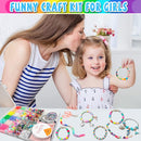 leitait Girls Toys Bracelet Making Kit -3400pcs Charm Jewelry Making Kit Supplies,Unicorn/Mermaid Crafts Birthday… — 3