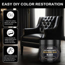 Black Leather Recoloring Balm, Color Restorer, Scratch Remover, Leather dye & Paint for Furniture, Couches,Car Seats — 5