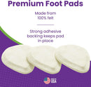 Felt Metatarsal Pads for Women, Men, Skived (1/4" Thick) - USA Made 6 Pairs 4
