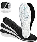 3 Pairs 0.6 in/1 in/1.4 in 4D Cloud Height Increase Insoles, Black, US 9-11 — 1